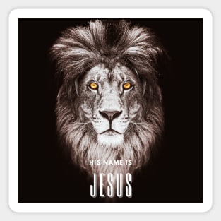 The Lion of Judah is Jesus V1 Sticker